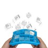 Ice Cube Tray, Silicone Square Ice Trays Easy Release Stackable