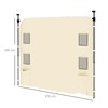 Outsunny Gazebo Side Panel, Canopy Sidewall Panel with 4 Mesh