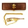 Boatsman Whistle Brass with 80 cm Chain in Beautiful Wooden