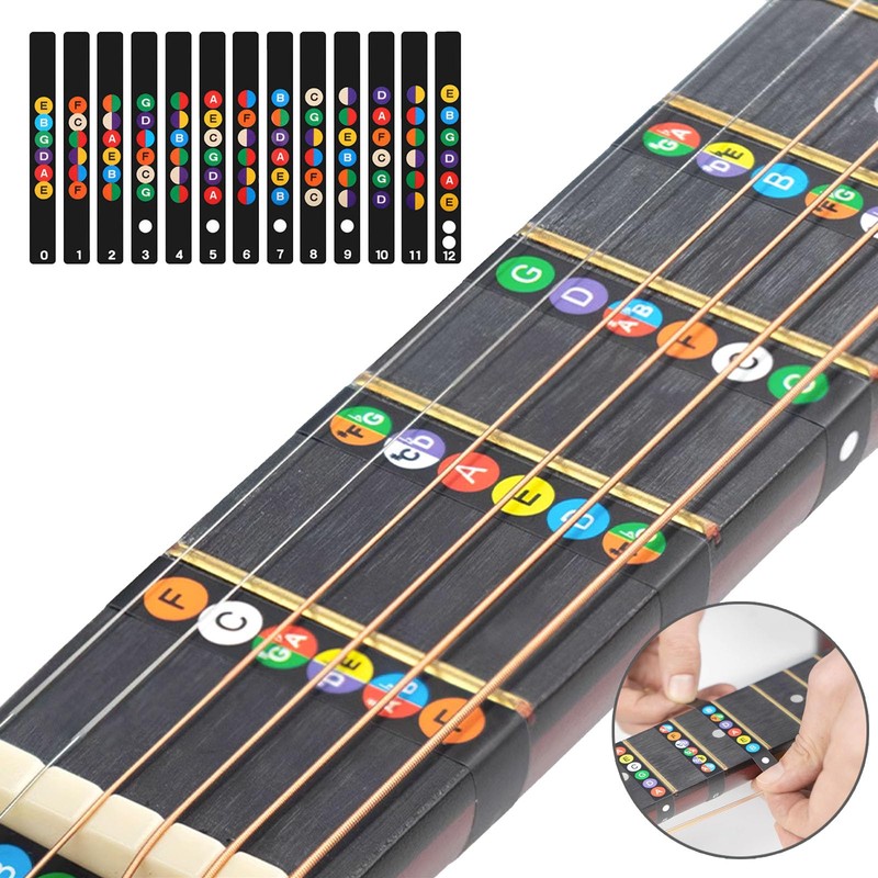 60PCS Acoustic Guitar Accessories Kit Including Guitar Strings, Tuner, Capo,