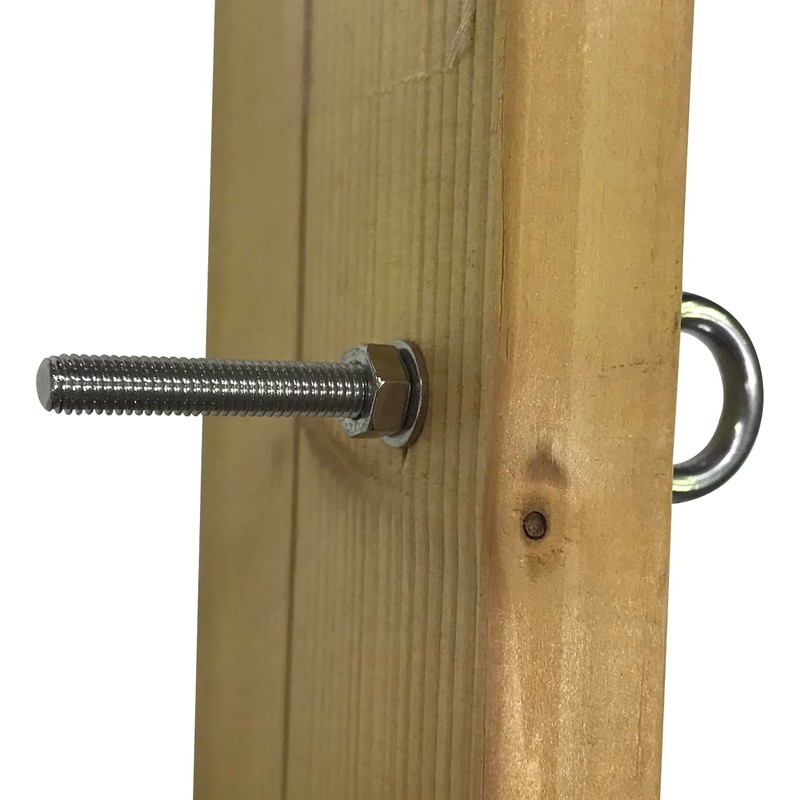 Daidohant 10104221 Stainless Steel Long Eye Bolt (Wire Diameter) 0.3