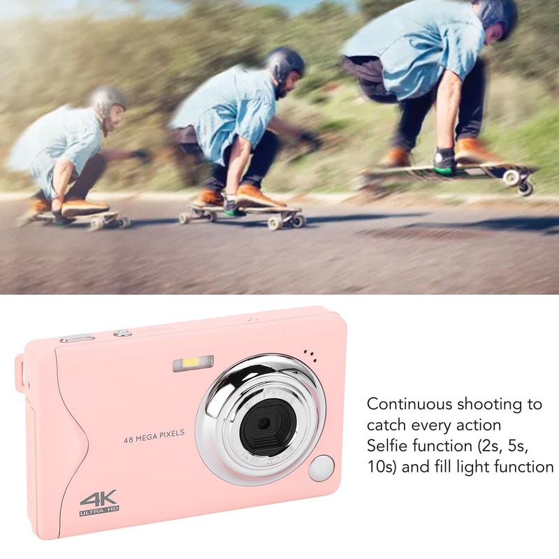 Digital Camera 4K Video 48MP Photo Auto Focus 3 Inch
