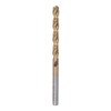 sourcing map Twisted Drill Bit 4.7 mm Titanium Coated (HSS-E)