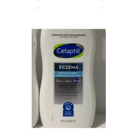 Cetaphil Restoraderm Eczema Soothing Moisturizer 10.oz ea (3 bottles) Ex:06/25+