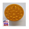 Optronics LED SLL43AB2 Yellow 4" round warning lamp