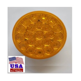 Optronics LED  SLL43AB2 Yellow 4" round warning lamp