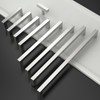 Amerdeco 10 Pack Brushed Satin Nickel Cabinet Knobs 2 Inch