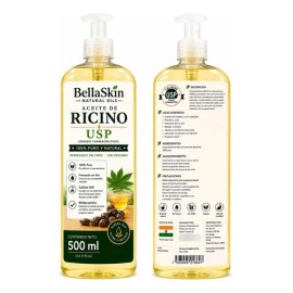Aceite De Ricino 100 Puro 500 Ml.                                                                                                                     