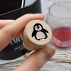 19mm 'Cute Penguin' Wooden Bottle Stopper/Cork (BS00010947)