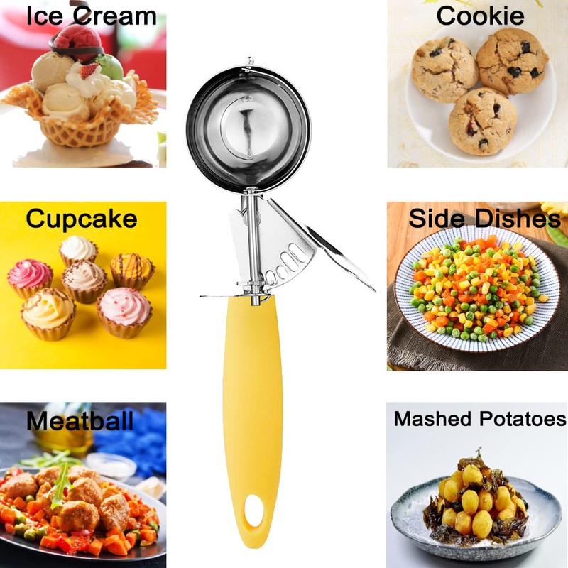 JUNADAEL J Portion Scoop, 2 OZ Cookie Scoop, 20 Cookie