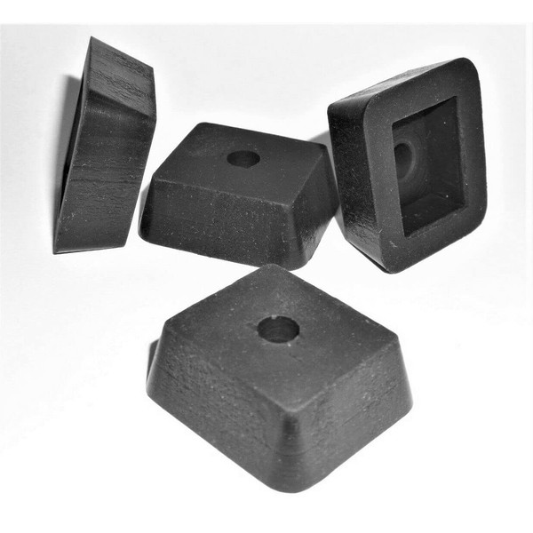 Set of 4 - Replacement Rubber Feet for Royal 10 & Remington Noiseless Typewriters