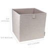 Bigso Soft Multi Purpose Foldable Cube Storage Box for Shelves