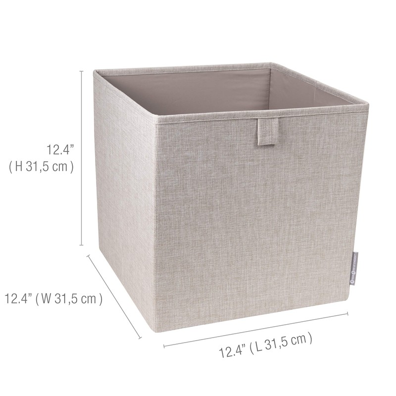 Bigso Soft Multi Purpose Foldable Cube Storage Box for Shelves