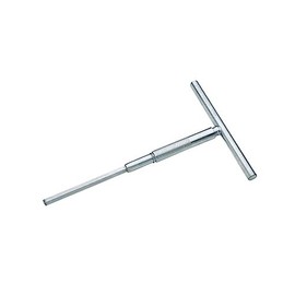 TOP TSW-100 T-Shaped Spin Wrench, Hexagonal Bar, Opposite Side 0.4 inches (10.0 mm), Total Length 12.2 inches (310 mm), Swivel Sleeve Included, T-Shaped Hex Wrench, Made in Japan