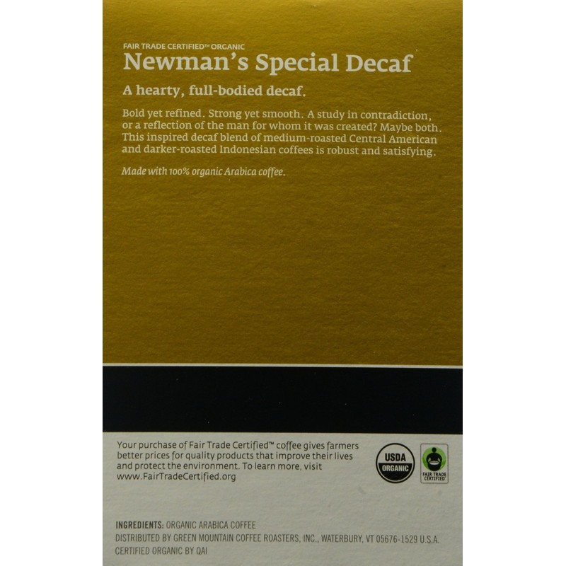 Newman's Own Organics Special Blend Decaf - 18 Count