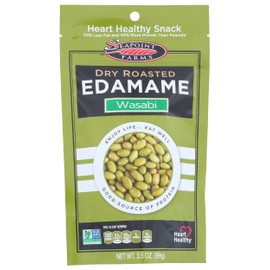 Seapoint Farms Dry Roasted Edamame, Wasabi, 3.5 Oz