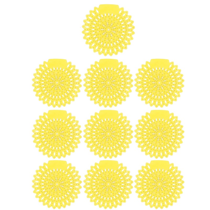 10Pcs Urinal Screens Deodorizer Splash Proof Long Lasting Odor Removal