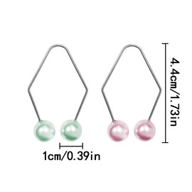 HAIKING Dimple Makers, 4 PCS Pink and Blue Dimple Facial Toning Devices for Develop Beautiful Smile, Natural Dimples (4.4 x 2.7cm/1.73 x 1.06in)