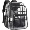 PACKISM Clear Backpack for School - 18 Inch Extra Large
