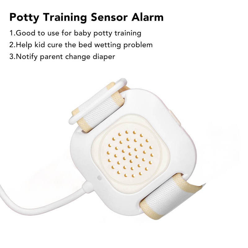 Bedwetting Alarm Sensitive Portable Flashing Vibration Voice Electric Potty Training