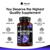 Magnesium Supplements 1000mg - Pure Magnesium Malate Capsules - Bones