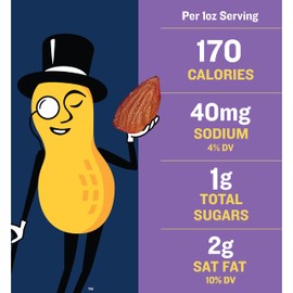 PLANTERS Deluxe Mixed Nuts, Cashews, Almonds, Brazil Nuts Mix, Pistachios, Pecans, Lightly Salted, Snacks for Adults and Kids, Party Snack, 15.25oz