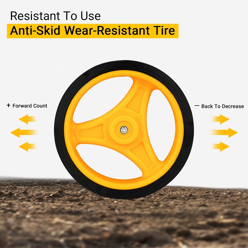 DEKOPRO Measuring Wheel, Measures Up To 99,999 Ft Compact Wheel