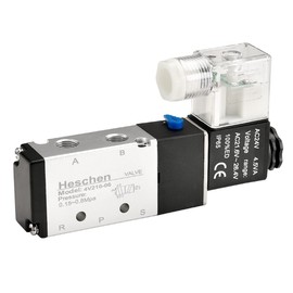 Heschen Electric Pneumatic Solenoid Valve 4V210-06 AC24V PT1/8 5 Way 2 Position