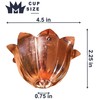 Monarch Rain Chains Pure Copper Lotus Cup Rain Chain Extension,