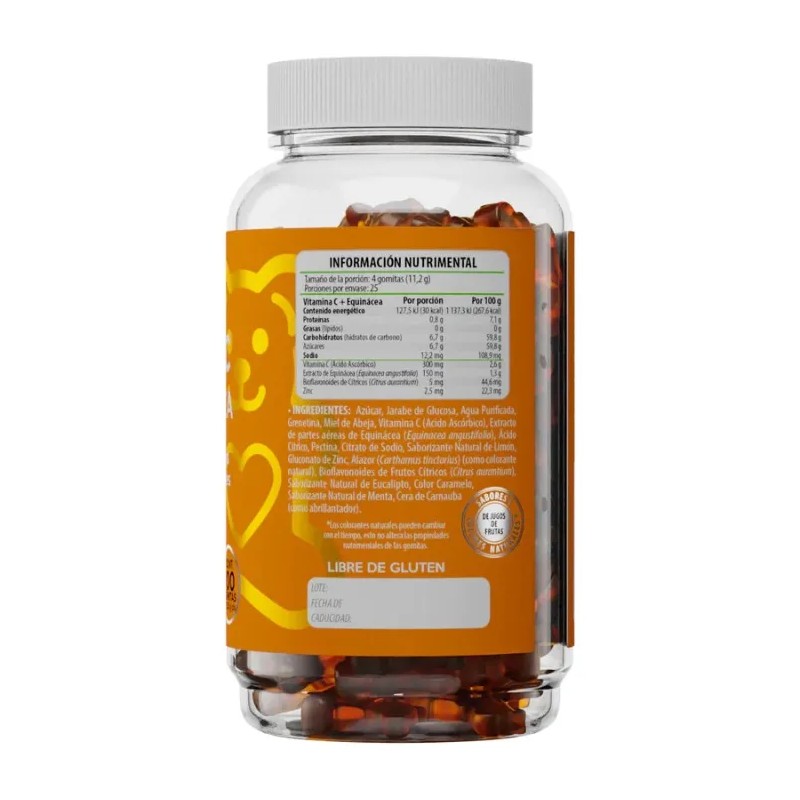 Vitamina C + Equinacea 100 Gomitas - Belabear