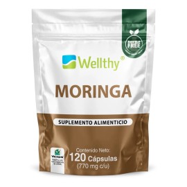 Moringa 100% Pura. 120 Cápsulas De Origen Vegetal