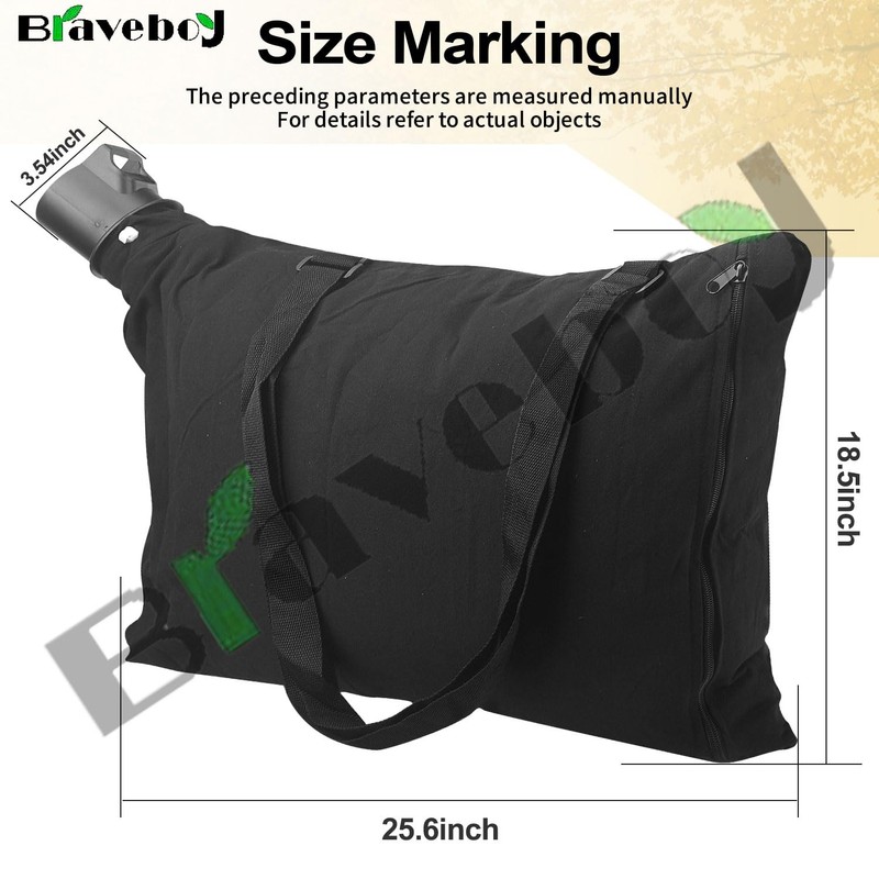 Braveboy 90560020-01 Leaf Blower Shoulder Bag, Compatible with Black &