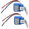 Greluma 2pcs AC/DC12V 10A Automatic Auto On Off Photocell Light