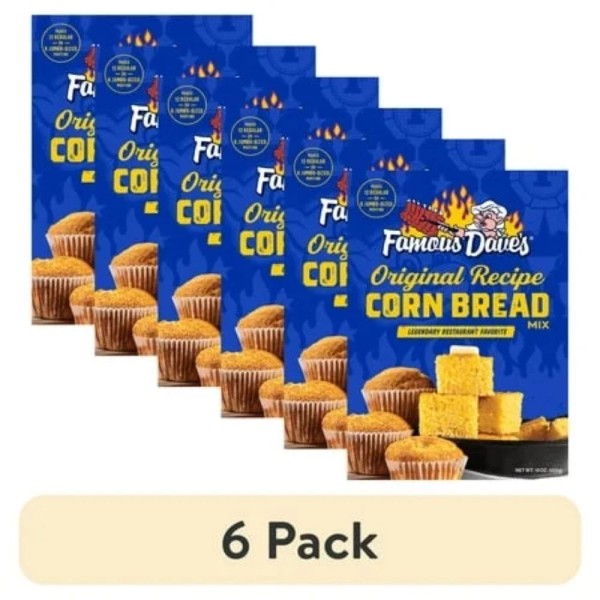 Unbranded (6 pack) Original Cornbread Muffin Mix, 15 oz Box
