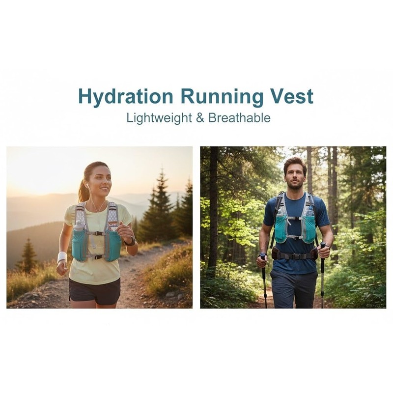 ZENSEWEN Running Vest Hydration Pack - Lightweight Trail Running Vest