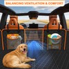 TNELTUEB Dog Car Seat Cover with Bed Mat, Back Seat