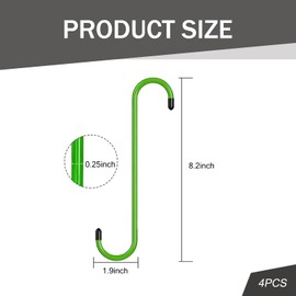 Neferta Brake Caliper Hangers, Durable Steel Caliper Hanger Hooks, Brake Caliper Tool, for Automotive Work on Brake Axle and Suspesion Systems (Green)