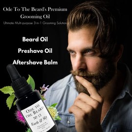 Vegan Mia Aceite Orgánico para Barba Usda para Hombres