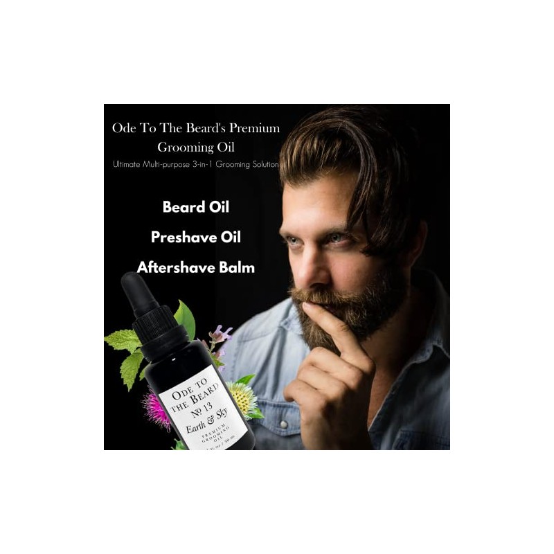 Vegan Mia Aceite Orgánico para Barba Usda para Hombres