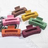 Vigorpace 12 Pack Large Hair Claw Clips 4.1" Big Square