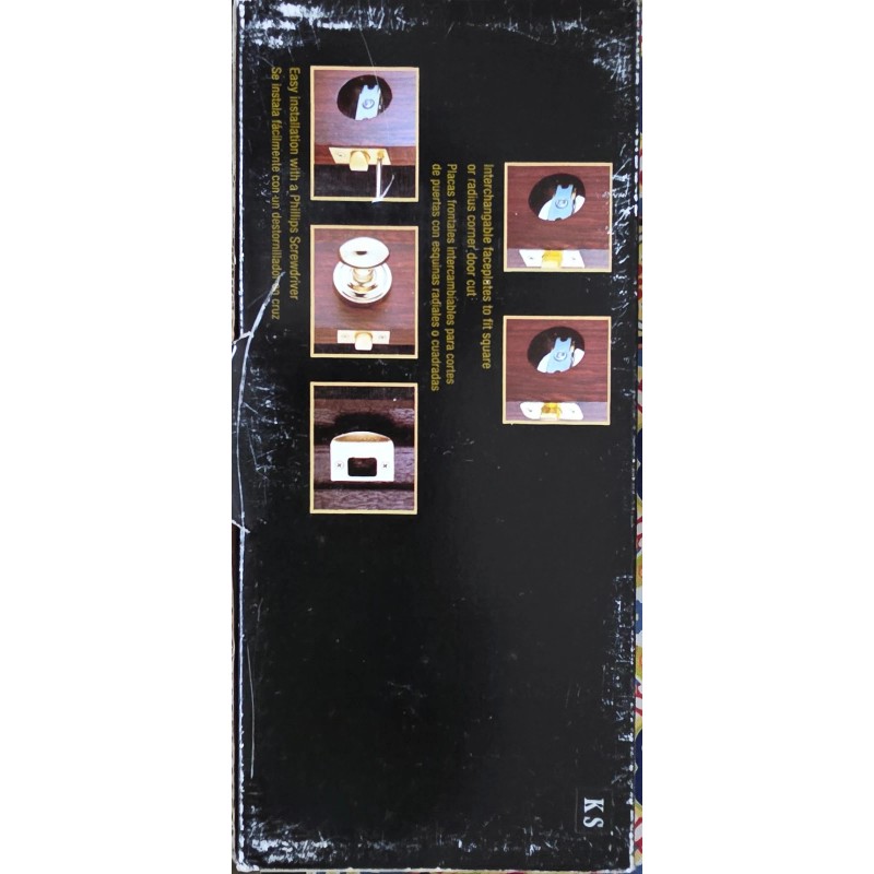 GATEHOUSE ESTATE SOLID BRASS SATIN NICKEL HALL & CLOSET DOOR