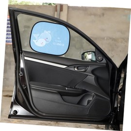 SUPVOX 2pcs Car Sunshade Side Window Sunshade Sun Blocker for Car Auto Window Shades Car Sun Shade Cover Stroller Sun Cover Cartoon Car Window Shade Static Electricity Safety Mask Baby