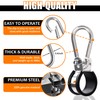 Ailbiuko Airpower Line Clamp Stainless Steel, Hanger Bracket Mounting Assembly