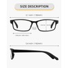 JOLISU Pack Reading Glasses for Women and Men, Lightweight Eyeglasses