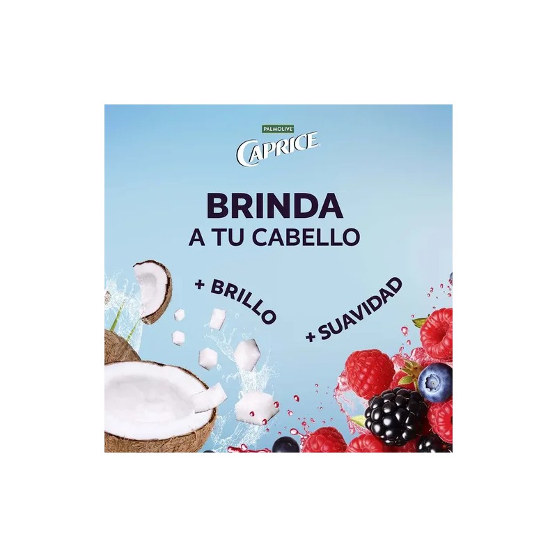 Shampoo Caprice Naturals Frutos Y Agua De Coco De 760