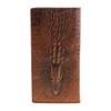 SUSHUN Men's 3D Alligator Wallet Bifold ID Card Holder Purse