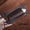 Gentlestache Leather Pocket Knife Sheaths for Belt, Folding Knife Sheath,