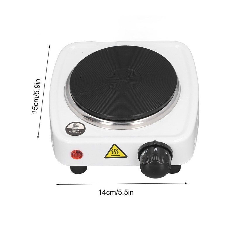 Mini Electric Stove 500W Multifunctional Adjustable Temperature Small Hot Plate