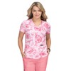 KOI Basics 384PR Women's Leslie Top Dreamscape Pink L