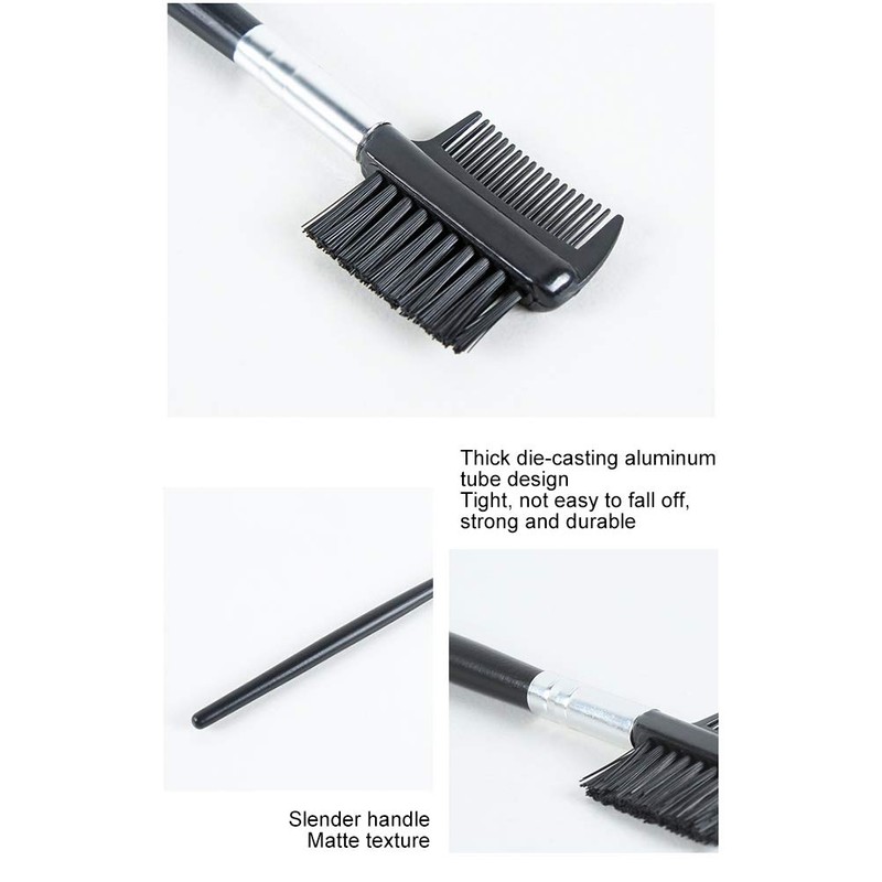 4 PCS Eyebrow Brush and Comb,Makeup Eyelash Comb,Portable Spoolie Brushes
